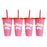 Alpha Phi Glitter Color Changing Cup 4 Pack Alpha Phi Glitter Color Changing Cup 4-Pack
