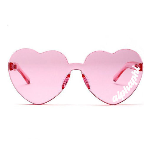 Alpha Phi Alpha Phi Heart Shaped Sunglasses