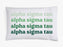 Alpha Sigma Tau Ombre Retro Pillowcases Alpha Sigma Tau Ombre Retro Pillowcases