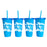 Alpha Xi Delta Glitter Color Changing Cup 4 Pack Alpha Xi Delta Glitter Color Changing Cup 4-Pack