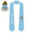 Discount Alpha Delta Pi Greek 2 Tone Lettered Graduation Sash Stole DISCOUNT-Alpha Delta Pi Greek 2 Tone Lettered Graduation Sash Stole