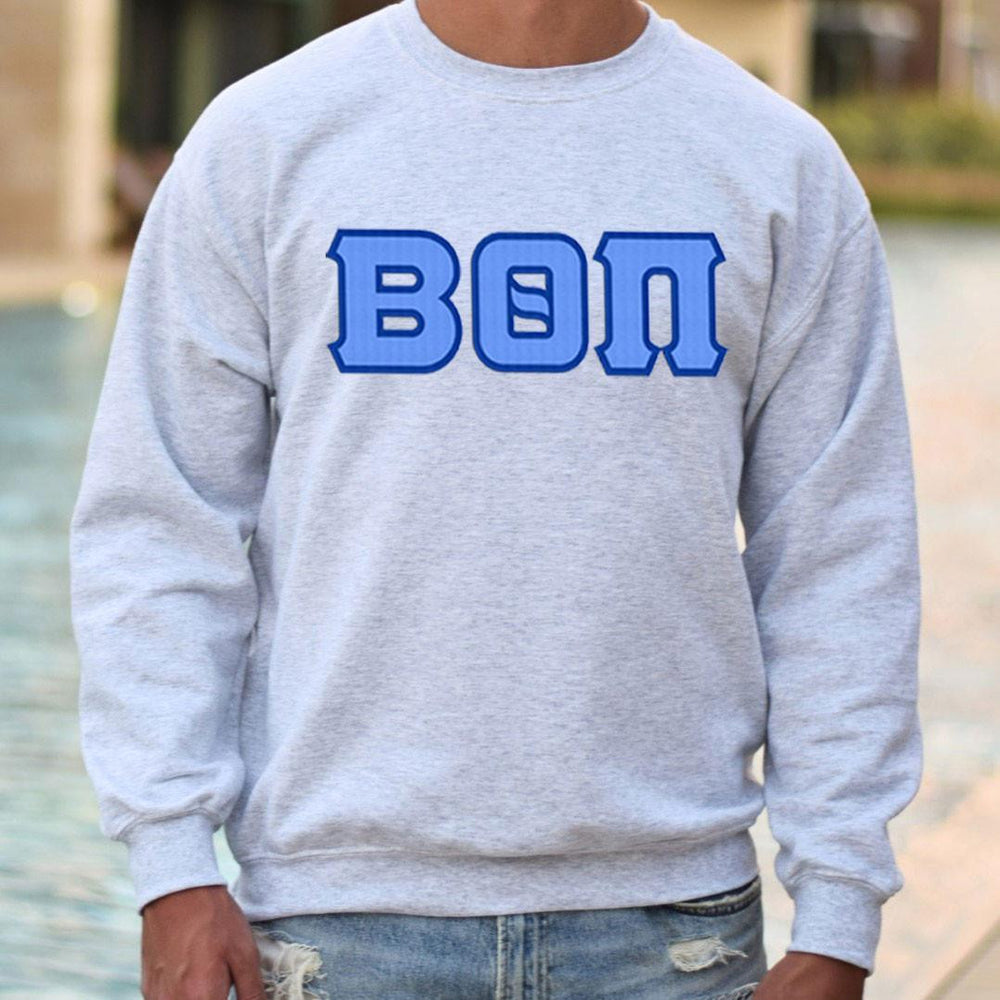 Beta Theta Pi 2 Day Ship Twill Crewneck Sweatshirts Beta Theta Pi - 2 Day Ship Twill Crewneck Sweatshirts