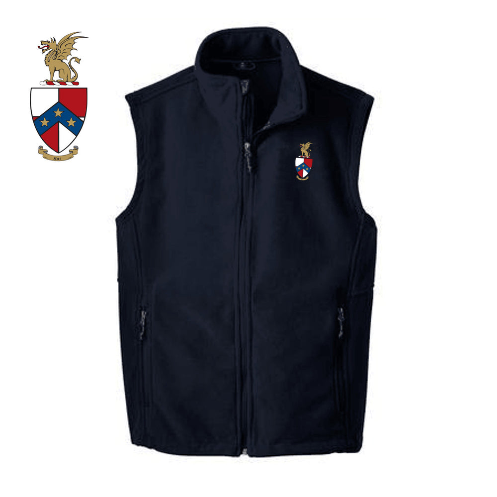 Beta Theta Pi Crest Shield Fleece Vest Beta Theta Pi Crest - Shield Fleece Vest