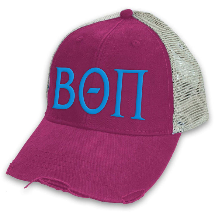 Beta Theta Pi Distressed Trucker Hat Beta Theta Pi Distressed Trucker Hat