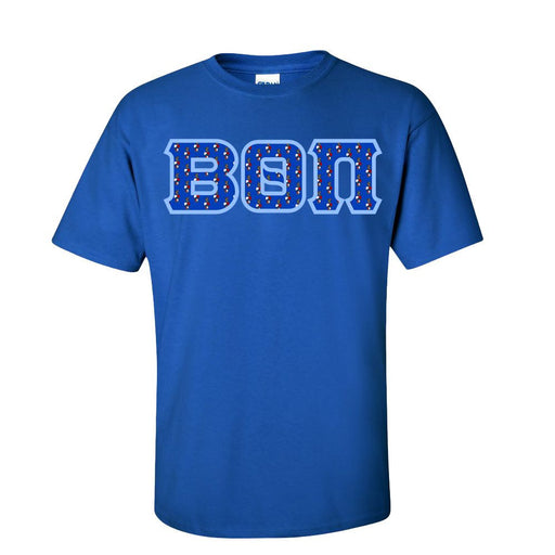 Shirts Beta Theta Pi Fraternity Crest - Shield Twill Letter Tee