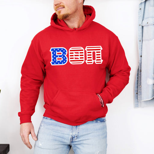 Beta Theta Pi DISCOUNT-Beta Theta Pi Greek Letter American Flag Hoodie