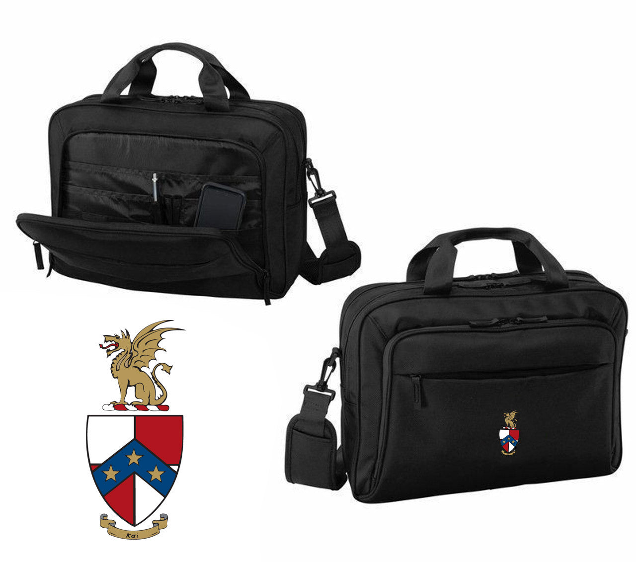 Discount Beta Theta Pi Crest Shield Briefcase Attache DISCOUNT-Beta Theta Pi Crest - Shield Briefcase Attache