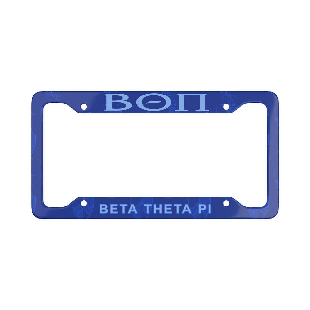 Beta Theta Pi License Plate Frame New Beta Theta Pi License Plate Frame - New