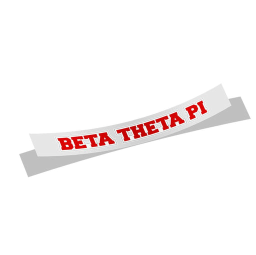 Beta Theta Pi Beta Theta Pi Long Window Sticker