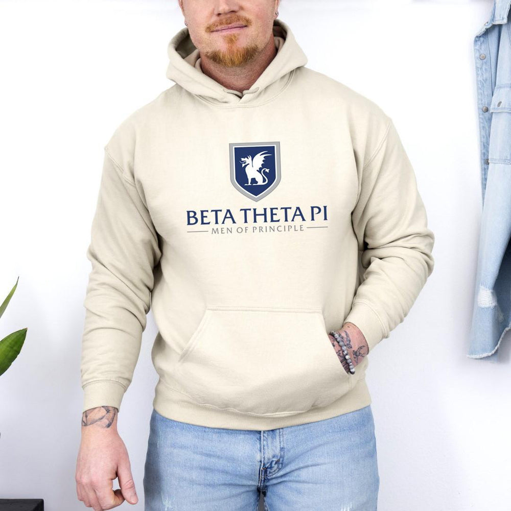 Beta Theta Pi Men Of Principle Hooded Sweatshirt Beta Theta Pi Men of Principle Hooded Sweatshirt