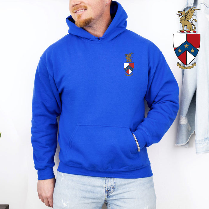 Discount Beta Theta Pi Crest Shield Emblem Hooded Sweatshirt DISCOUNT-Beta Theta Pi Crest - Shield Emblem Hooded Sweatshirt