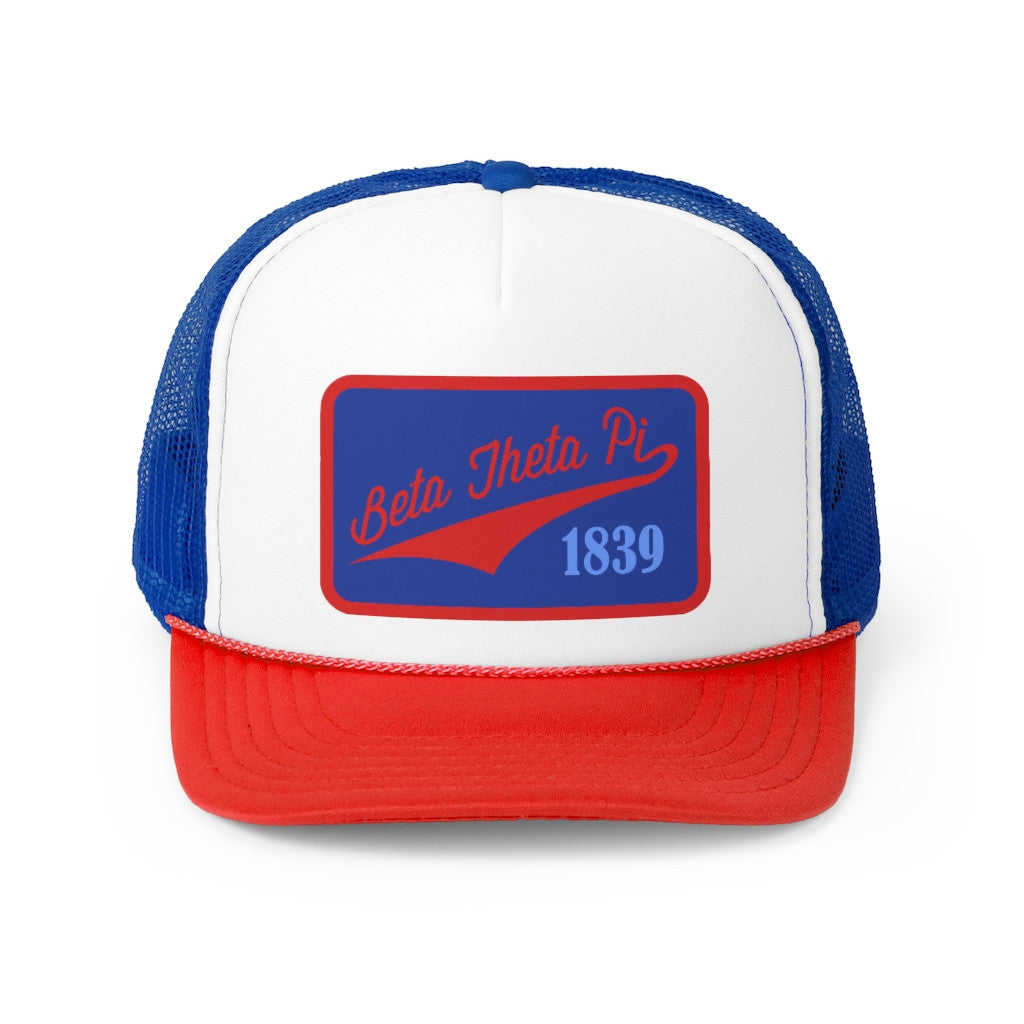 Beta Theta Pi Tail Patch Design Trucker Hats — GreekU