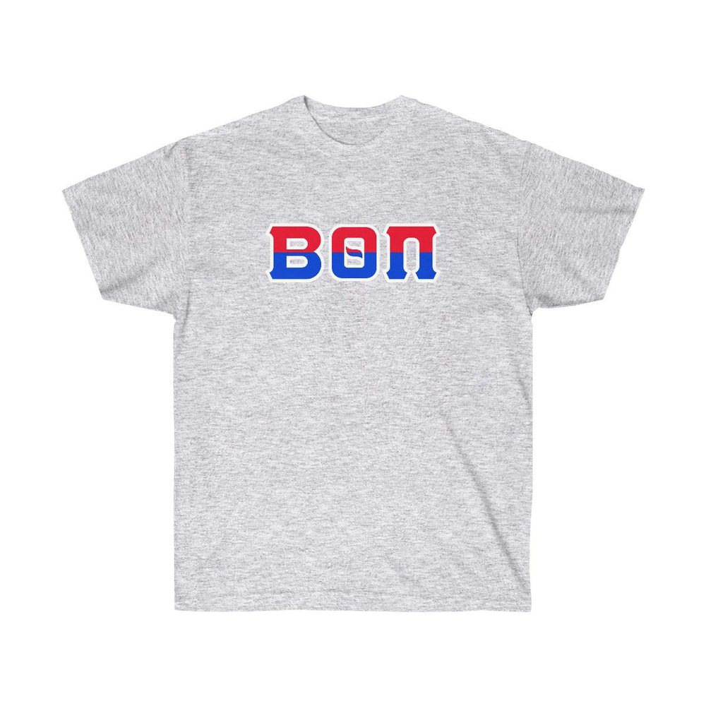 Printify Beta Theta Pi Two Toned Greek Lettered T Shirts Beta Theta Pi Two Toned Greek Lettered T-shirts