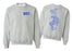 Printify Beta Theta Pi World Famous Crest Shield Crewneck Sweatshirts Beta Theta Pi World Famous Crest - Shield Crewneck Sweatshirts