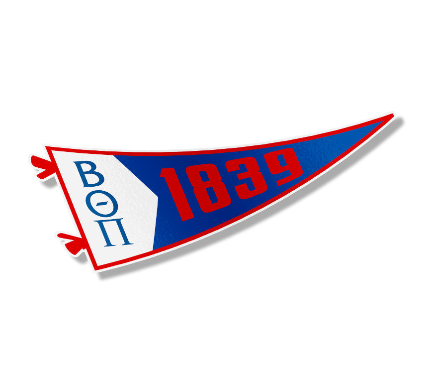 Beta Theta Pi Pennant Sticker Beta Theta Pi Pennant Sticker