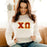 Chi Omega 2 Day Ship Twill Long Sleeve Tee Chi Omega - 2 Day Ship Twill Long Sleeve Tee