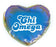 Chi Omega Heart Shaped Makeup Bag Chi Omega Heart Shaped Makeup Bag