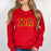 Chi Omega Lettered Crewneck Sweatshirt Chi Omega Lettered Crewneck Sweatshirt