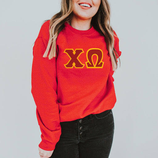 Chi Omega Lettered Long Sleeve Shirt