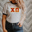 Discount Chi Omega Lettered Ringer Shirt DISCOUNT-Chi Omega Lettered Ringer Shirt