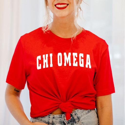 Chi Omega Chi Omega Letterman T-Shirt