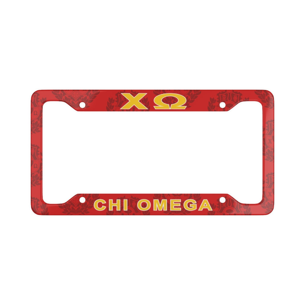 Chi Omega New License Plate Frames Chi Omega New License Plate Frames