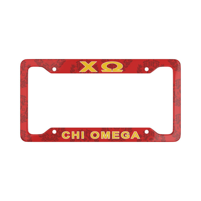Chi Omega New License Plate Frames Chi Omega New License Plate Frames