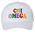 Chi Omega Rainbow Trucker Hat Chi Omega Rainbow Trucker Hat