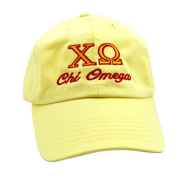 Chi Omega Script Cap Chi Omega Script Cap