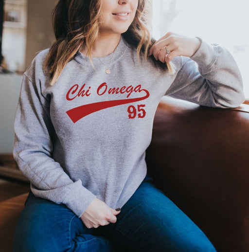 Chi Omega Chi Omega Tail Crewneck