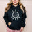 Printify Chi Omega Unisex College Seal Hoodie Chi Omega Unisex College Seal Hoodie