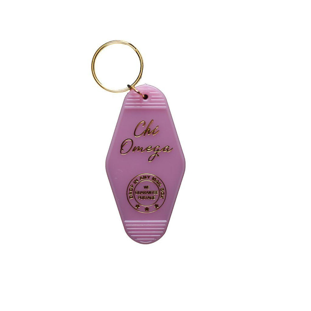 Chi Omega Vintage Motel Keychain Chi Omega Vintage Motel Keychain