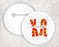 Chi Omega Big Floral Pin Buttons Chi Omega Big Floral Pin Buttons