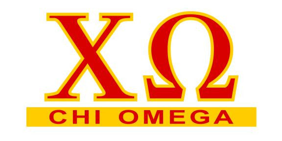 Chi Omega Custom Sticker Personalized Chi Omega Custom Sticker - Personalized