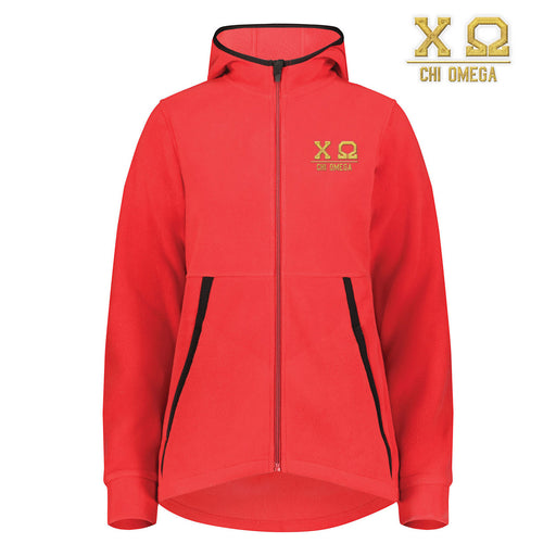 Chi Omega Chi Omega Chill Full Zip Hoodie