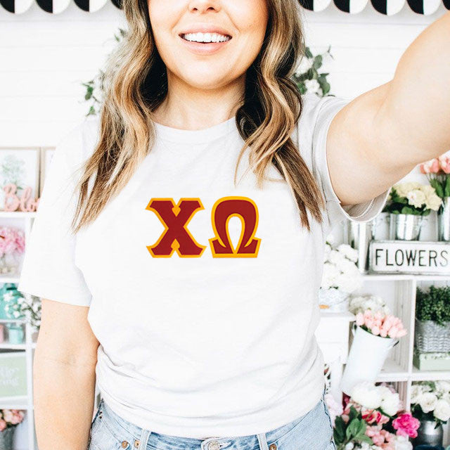 Chi Omega Custom Twill Tee Chi Omega Custom Twill Tee