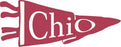 Chi Omega Pennant Decal Chi Omega Pennant Decal