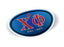 Chi Phi Color Oval Decal Chi Phi Color Oval Decal