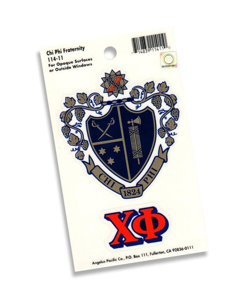 Chi Phi Crest - Shield Decal sticker