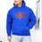 Printify Chi Phi Crest World Famous Hooded Sweatshirt Chi Phi Crest World Famous Hooded Sweatshirt