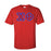 Chi Phi Fraternity Crest Shield Twill Letter Tee Chi Phi Fraternity Crest - Shield Twill Letter Tee