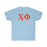 Printify Chi Phi Greek Crest Cotton Tee Chi Phi Greek Crest Cotton Tee