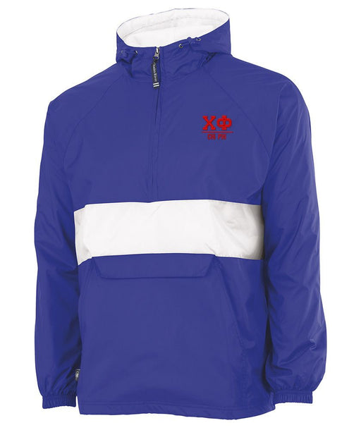 Chi Phi Chi Phi Greek Letter Windbreaker Pullovers