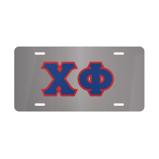 Caraccessories CHI PHI LETTERED LICENSE COVERS