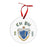 Chi Phi Crest & Year Circle Ornaments Chi Phi Crest & Year Circle Ornaments