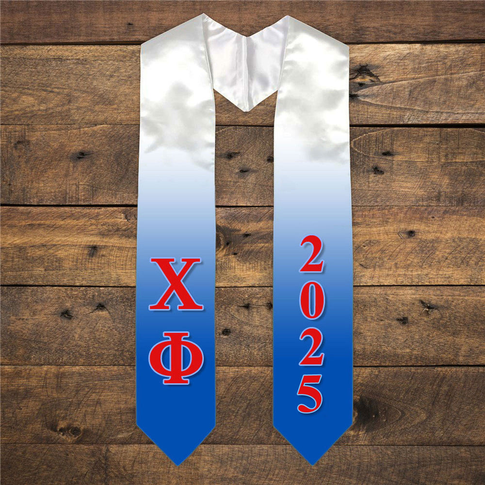 Chi Phi Extra Fancy Greek Graduation Stole W Year Chi Phi Extra Fancy Greek Graduation Stole W Year