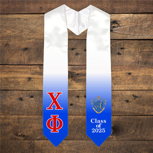 Chi Phi Chi Phi Extra Fancy Greek Class Of  Graduation Stole