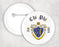 Chi Phi Classic Crest Button Chi Phi Classic Crest Button