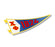 Chi Phi Pennant Sticker Chi Phi Pennant Sticker
