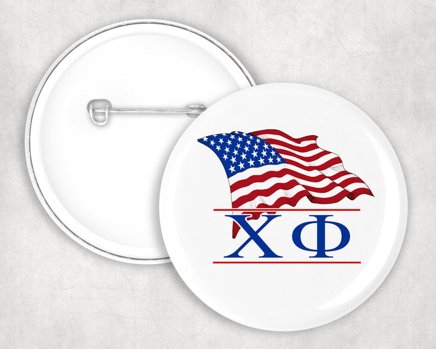 Chi Phi Patriot Button Chi Phi Patriot Button